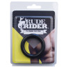 Rude Rider Cockring Fix Rubber Thick Noir